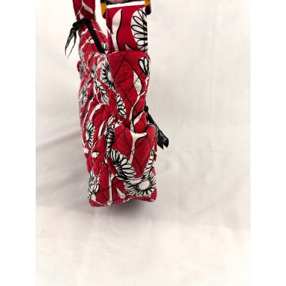 Vera Bradley Deco Daisy Sophie Fabric Shoulder Bag Houndstooth Retired - Picture 11 of 16